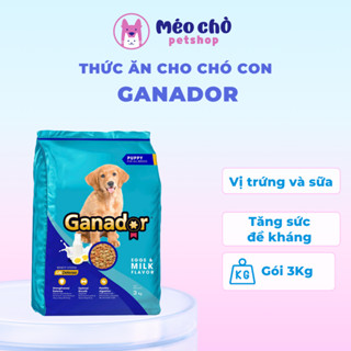  Hạt cho chó con Ganador Puppy vị Trứng sữa 3KG phát triển xương và cơ bắp chắc khoẻ đề kháng 