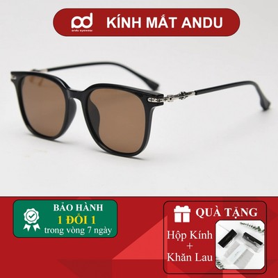 Kính mát nam nữ AnDu chống UV400, phân cực thiết kế mắt vuông dễ đeo màu sắc thời trang 707