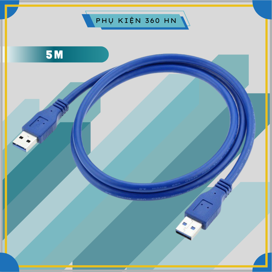 Dây USB 2 đầu đực 3.0 dài 5m
