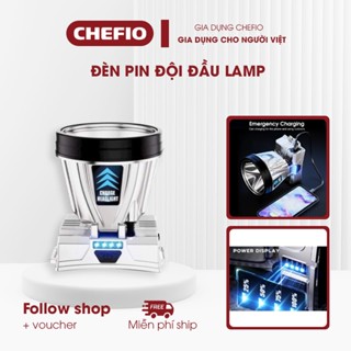 Đèn Pin Đội Đầu LAMP Siêu Sáng Chống Thấm Nước, Cổng Sạc UBS/TYPE-C Tiện Lợi Dùng Sạc Điện Thoại , Cắm Trại Du Lịch