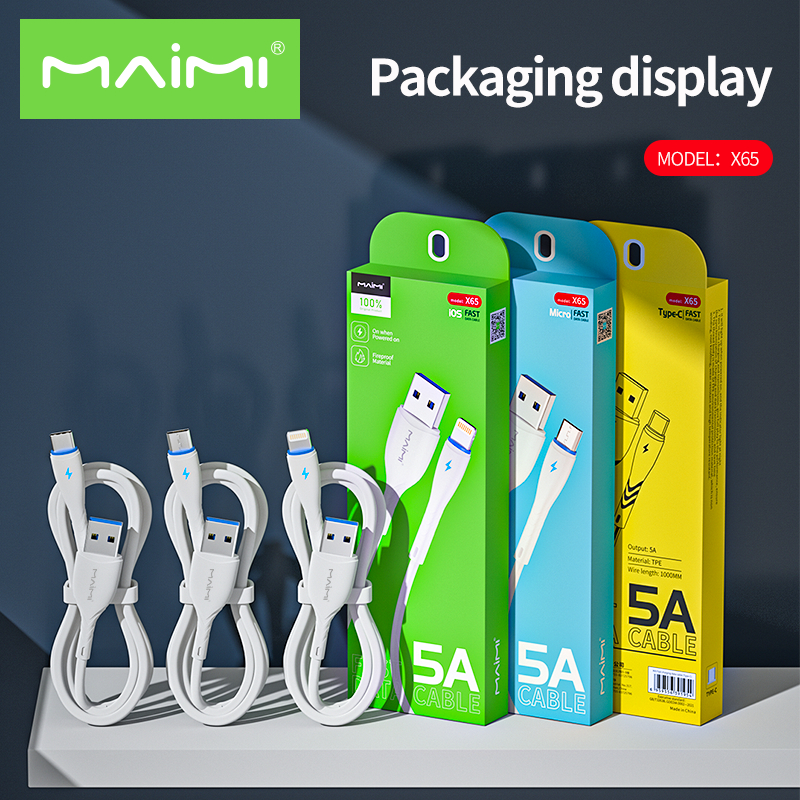 Cáp sạc nhanh Maimi X65 - 5A