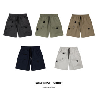 Quần Short Unisex SAIGONESE Cargo 5 Túi Hộp Quần Đùi Nam Nữ