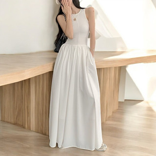Đầm tiểu thư ôm ngực dáng xòe
