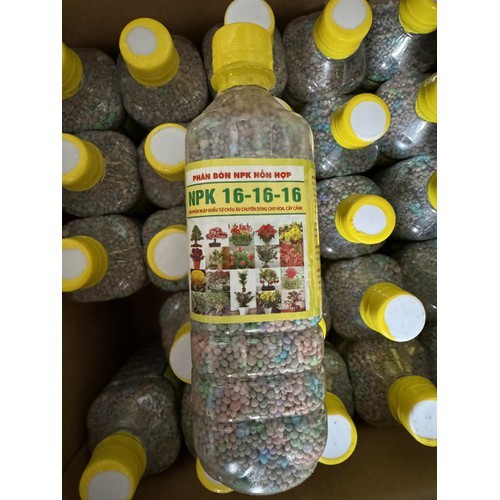 Phân tan chậm NPK 16-16-16 +TE chuyên dùng cho hoa, cây cảnh