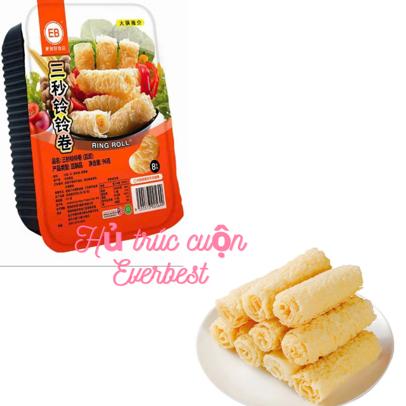 Hủ trúc cuộn Malaysia hộp 168g nhúng lẩu