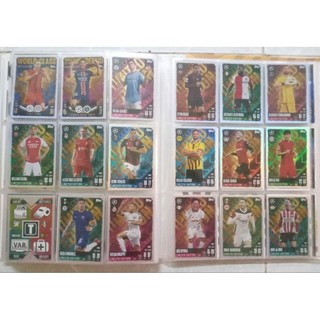 Thẻ cầu thủ bóng đá match attax 24/25 - thẻ lấp lánh