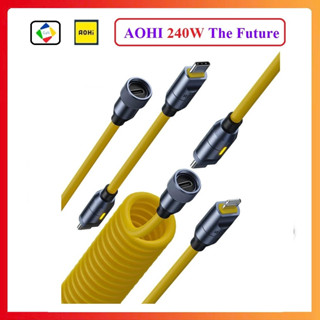 Bộ Cáp Sạc Aohi Future AOC-L011 / USB-C và C-L 240w | Chính hãng