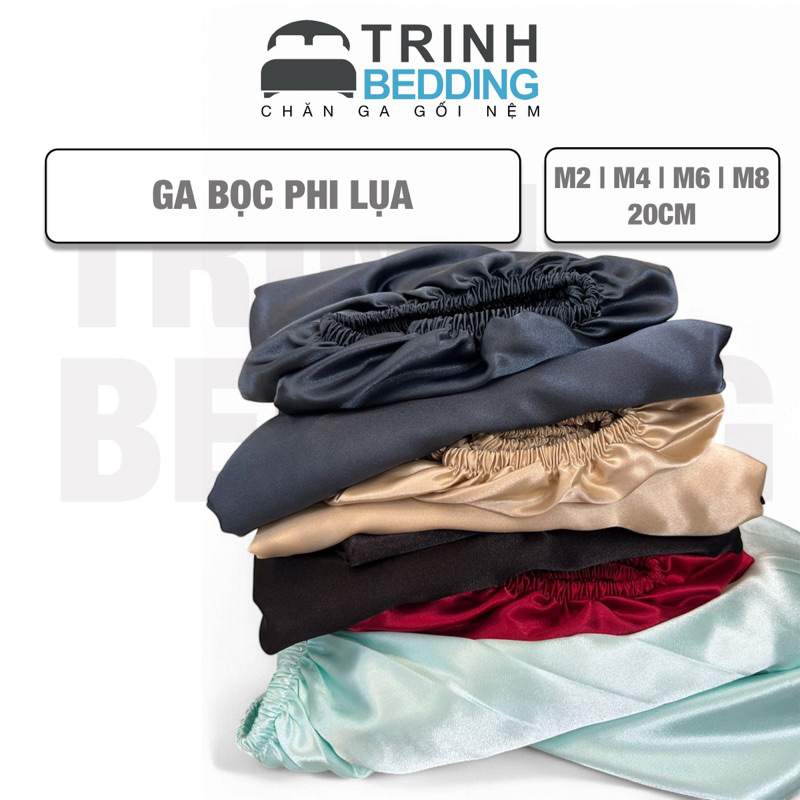 GA BỌC NỆM PHI LỤA 1M2|M4|M6|M8 Nệm 20cm TRINHBEDDING