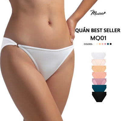 MUSTOTO Quần Lót Nữ Trơn Lưng Thấp Thoải Mái Kiểu Dáng Tangas (MQ01)