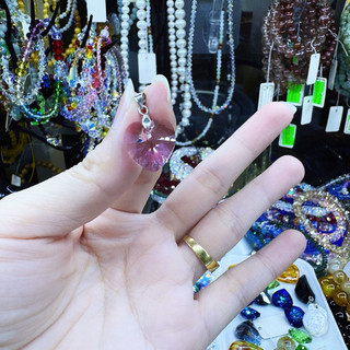 Mặt dây chuyền Tim pha lê Áo trái tim cao cấp