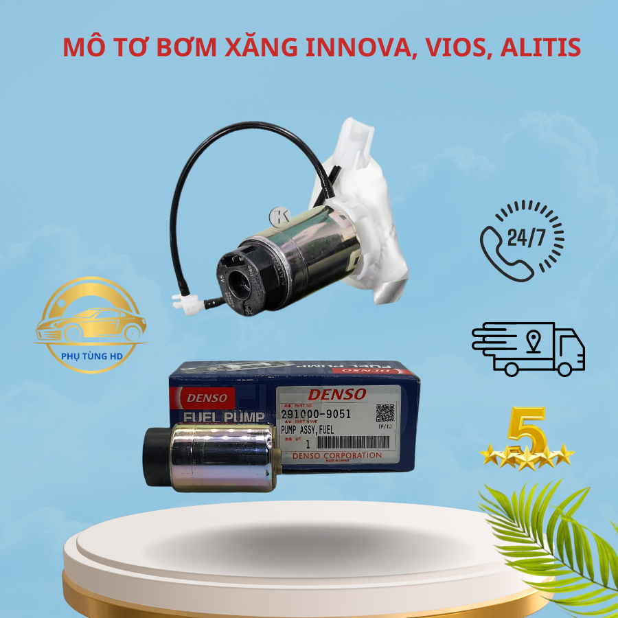 Mô tơ bơm xăng Toyota Innova 2006 - 2015 , Vios 2008 - 2013 , Altis 2008 - 2014