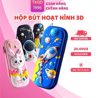Hộp Đựng Bút Họa Tiết In Nổi 3D Vải Chống Thấm Nước Nhiều Mẫu Cute Túi Chứa Viết Khóa Kéo Dễ Thương