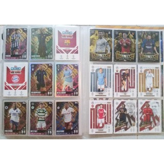 Thẻ cầu thủ bóng đá match attax 24/25 - thẻ lấp lánh