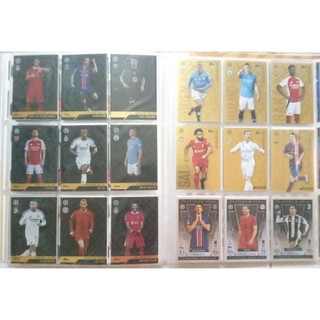 Thẻ cầu thủ bóng đá match attax 24/25 - thẻ lấp lánh