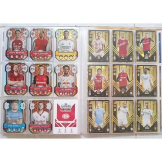 Thẻ cầu thủ bóng đá match attax 24/25 - thẻ lấp lánh