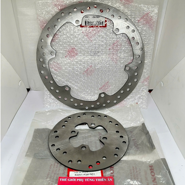 Dĩa thắng (đĩa thắng) trước sau Sonic 150R  45251-K56-N01/43351-K56-N01