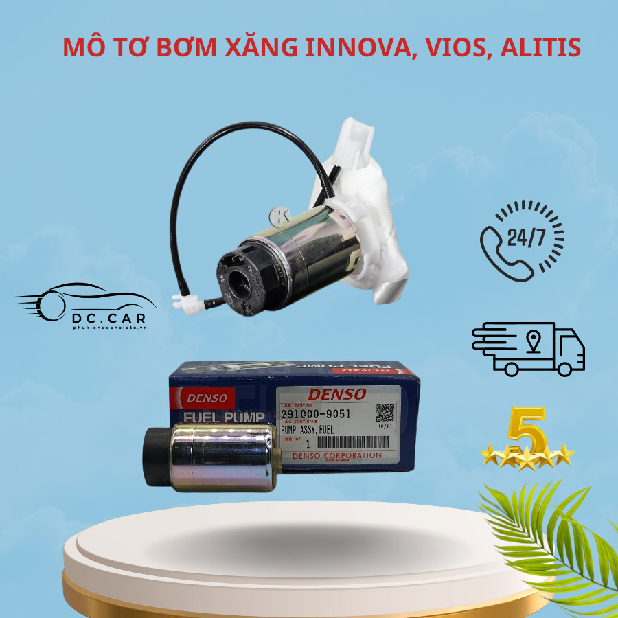 Mô tơ bơm xăng Toyota Innova 2006 - 2015 , Vios 2008 - 2013 , Altis 2008 - 2014.