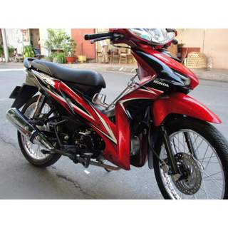 Bộ dàn áo xe Wave RSX 110 đời 2009 - 2012 Màu Đỏ Đen nhựa nguyên sinh ABS