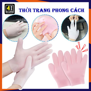 Bao Tay Silicon - Găng Tay Ủ Kem Dưỡng Chống Khô Da Nứt Nẻ Co Giãn Tốt Chăm Sóc Da - Tất Vớ Ủ Tay