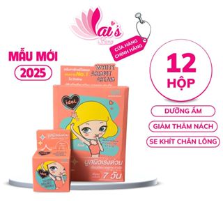 Lốc 12 Hộp Kem Thâm Nách IDOLL White Armpit Cream Giảm Thâm, Trắng Mịn, Khử Mùi Hôi, Nách, Khủy Tay, Đầu Gối Chính Hãng