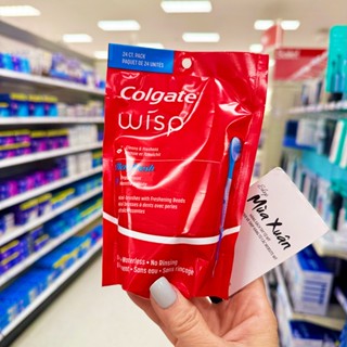 [HÀNG MỸ] Bàn chải răng Colgate Wisp Max Fresh, 24 cái