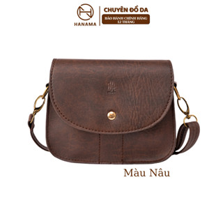Túi xách nữ - túi đeo chéo nữ thời trang cao cấp Túi xách Hanama Hera25 size 17cm dây da Bag Da