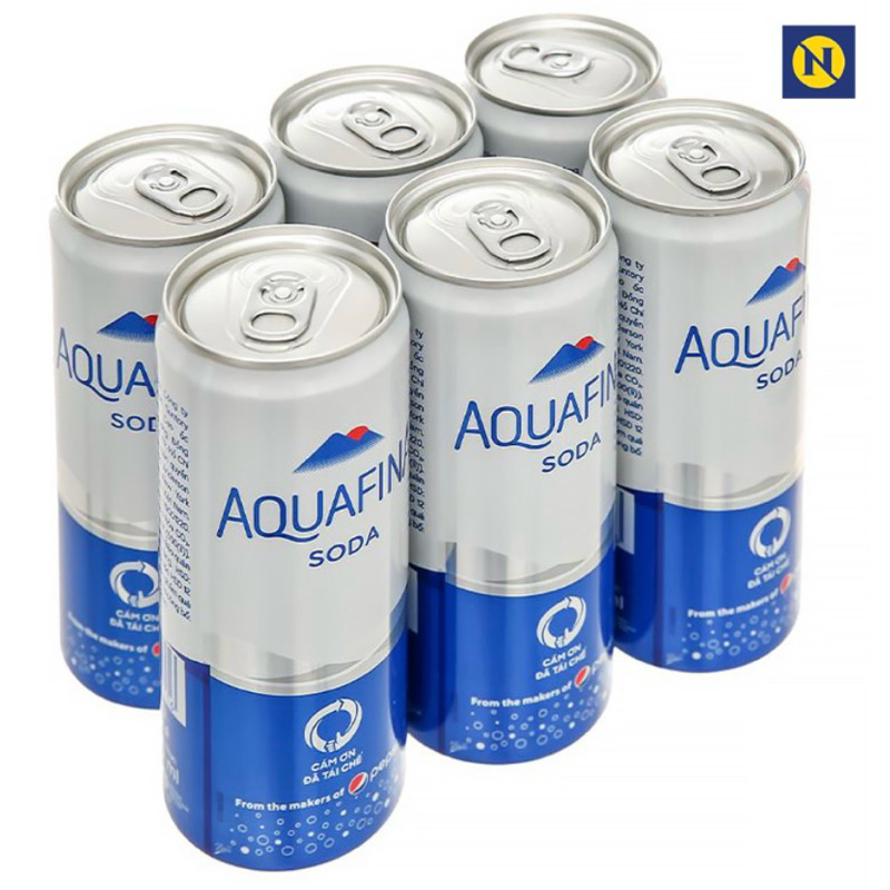 Lốc Soda Aquafina - 6 lon x 320ml