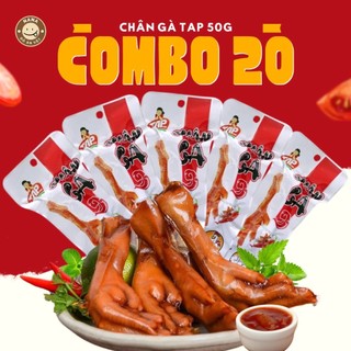   Combo 20 Chân  Chân Gà T.A.P 50g Giòn Dai Thơm Ngon Đảm Bảo An Toàn Vệ Sinh T.A.P Food Ăn Vặt Nana 