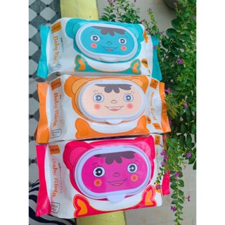 [COMBO MUA 5 TẶNG 1] Khăn Giấy Ướt BABY Không Mùi An Toàn Cho Sức Khoẻ