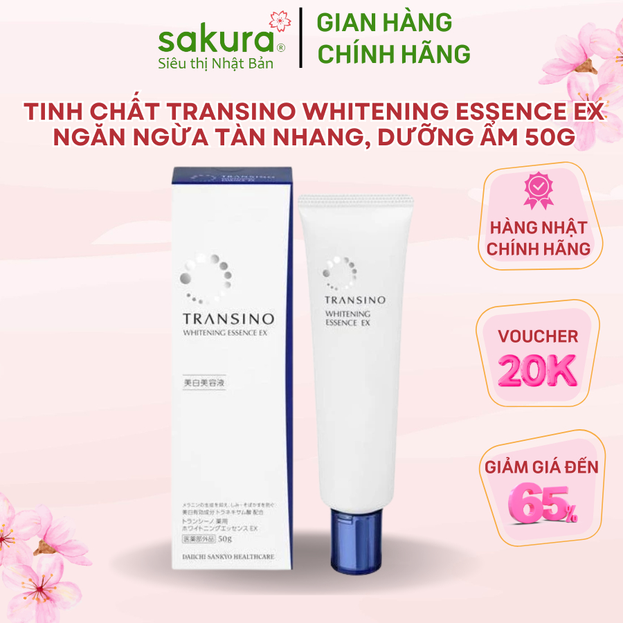 Tinh chất Transino Whitening Essence EX ngăn ngừa tàn nhang, dưỡng ẩm 50g
