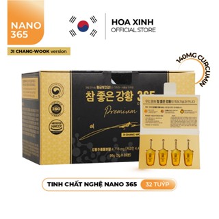 [NEW 2025] Tinh chất Nghệ Nano Curcumin 365 Premium Hàn Quốc 7680mg (32 tuýp)