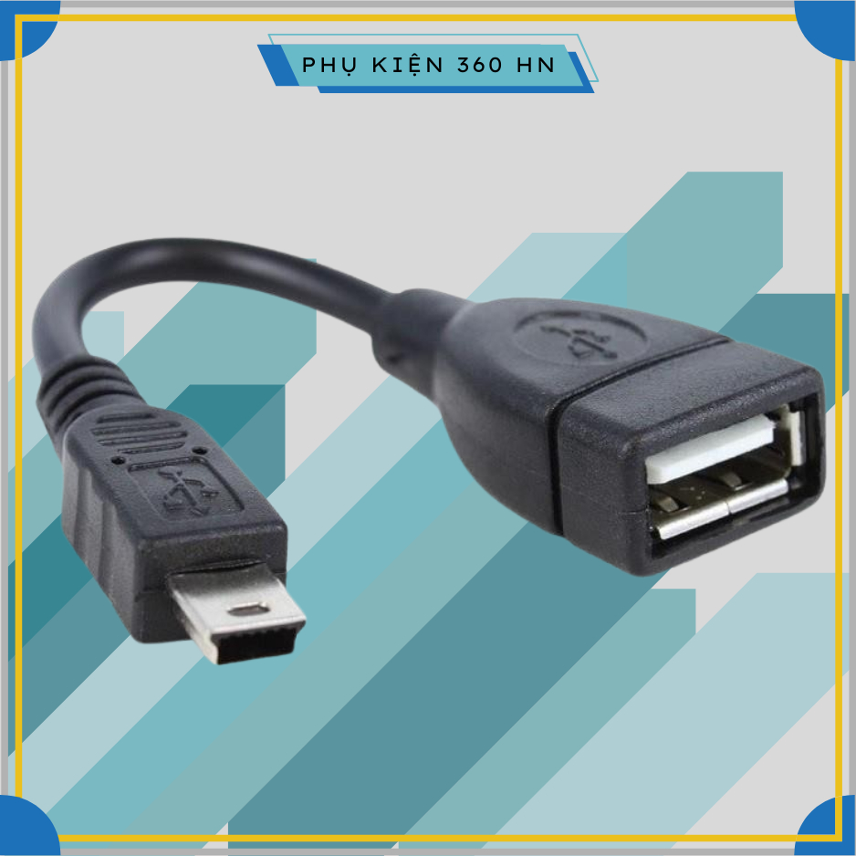 CÁP OTG CỔNG VUÔNG ĐẦU HÌNH THANG MINI USB