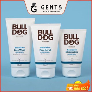  Bộ chăm sóc da nhạy cảm sạch sâu sáng da nam Bulldog Skincare Sensitive gồm sữa rửa mặt tẩy tế bào chết & kem dưỡng ẩm 