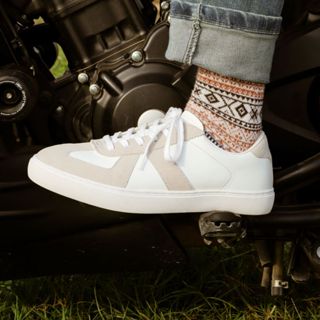 Giày GAT Shoes White Lucas Shoes, sneaker thể thao da bò thật, đế khâu cao 2.5cm, đi êm ái, dễ phối đồ - BH 1 năm