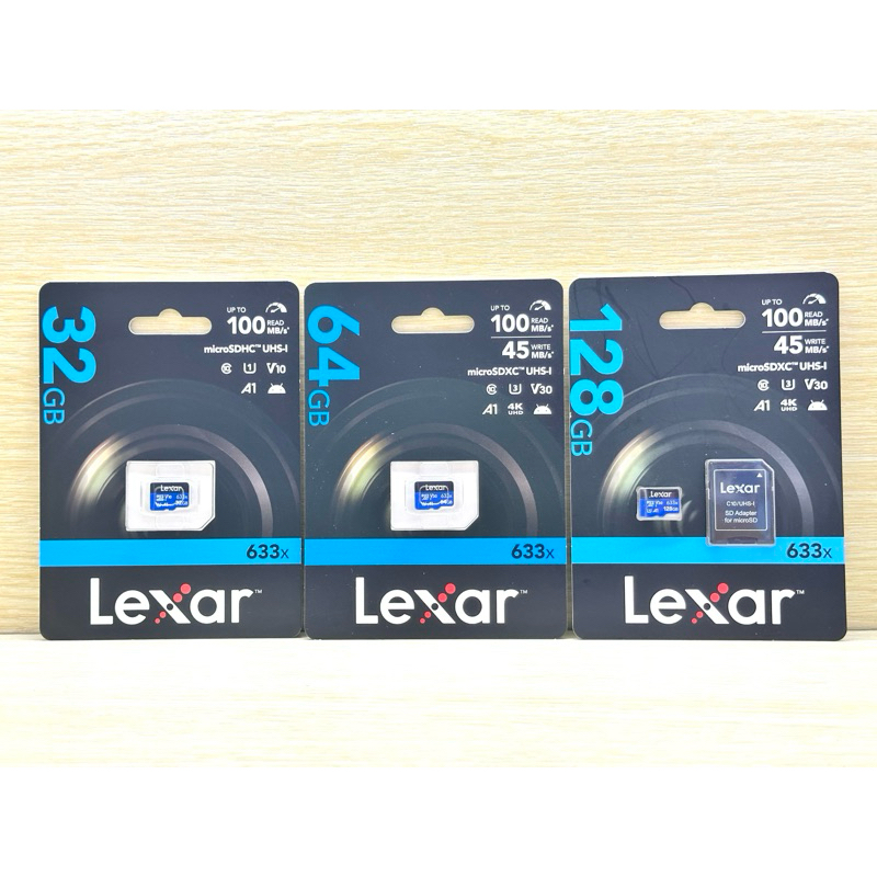 Thẻ nhớ Lexar 32GB, 64GB,128GB Hàng chính hãng