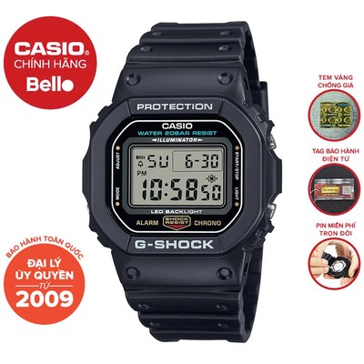 Đồng hồ Nam Dây Nhựa Casio G-Shock DW-5600UE-1DR chính hãng bảo hành 5 năm Pin trọn đời