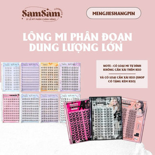 (HỎA TỐC) Tổng Hợp Lông Mi Giả Phân Đoạn Meng Jie Shang Pin Chính Hãng Hot Douyin