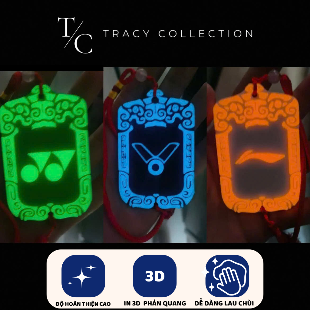 Móc Treo Hình Lệnh Bài Ynęx, Ln, Vik.tor; Lệnh Bài Treo Ba Lô Cầu Lông In 3D Phản Quang