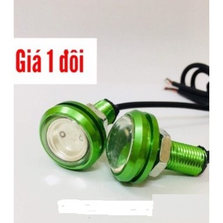 Bộ 2 led xinhan nút áo gắn xe máy