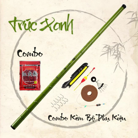 [Chất Lượng]Cần Câu Tay Trúc Xanh 3H, Cần Câu Rô Diếc, Cần Câu Đơn