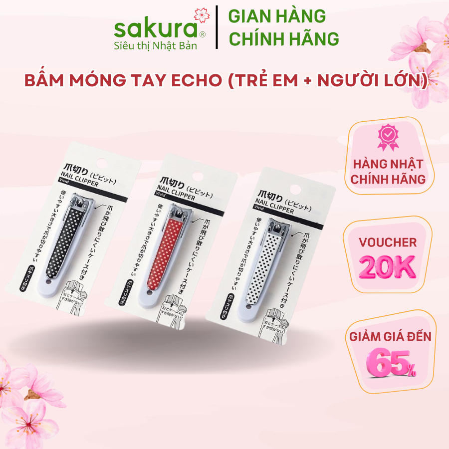 Bấm móng tay Echo (trẻ em + người lớn)