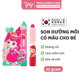 Son Dưỡng Môi PINKY Hàn Quốc Màu Tự Nhiên An Toàn Cho Bé 3+