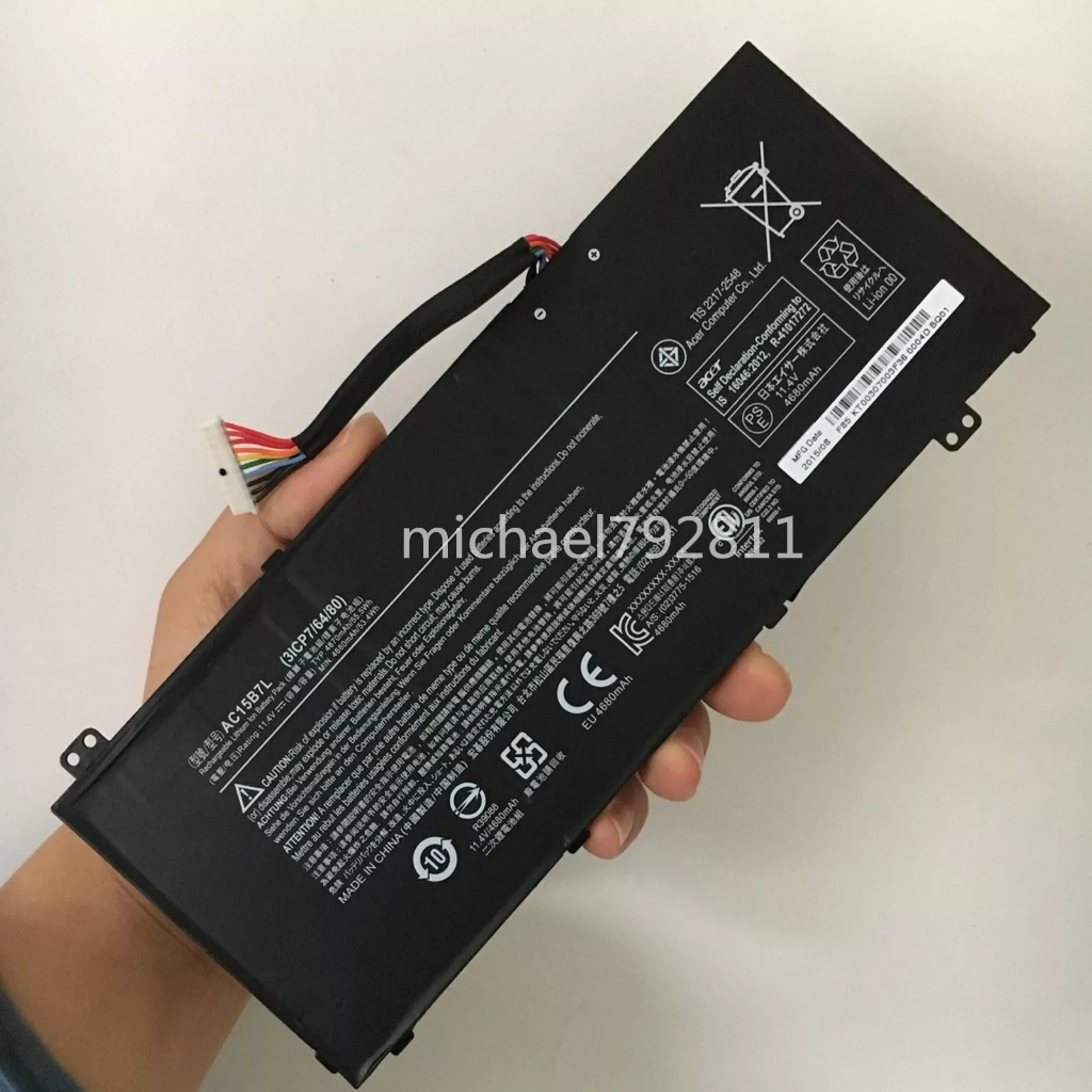 Pin laptop Acer Aspire  VX15 VX5-591g Spin3 SP314-51 V15 Nitro V17 Nitro VN7-571 VN7-571-G