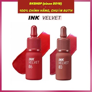 [INK PERIPERA] Son Kem Siêu Lì, Siêu Mịn Peripera Ink The Velvet full màu