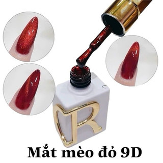mắt mèo kim cương đỏ 9D cao cấp CR