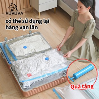 Túi Hút Chân Không VOVOVA Loại Dày Dặn,Túi Đựng Quần Áo Trong Suốt, Sử Dụng Lâu Bền, Chất Liệu PA-PE Dày Dặn