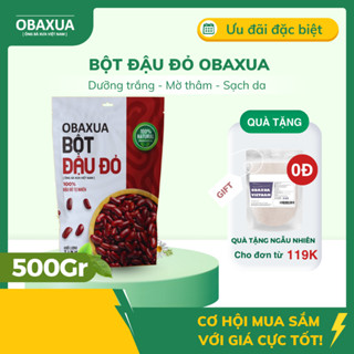 Bột Đậu Đỏ Luxury Obaxua Túi 500Gr- Mặt nạ bột giúp Cung cấp Dưỡng Chất Cao Cấp, Trải Nghiệm Sang Trọng