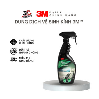  Dung Dịch Vệ Sinh Kính Siêu Sạch 3M Glass Cleaner PN38191LT Chai 400ML - Nhập khẩu chính hãng 