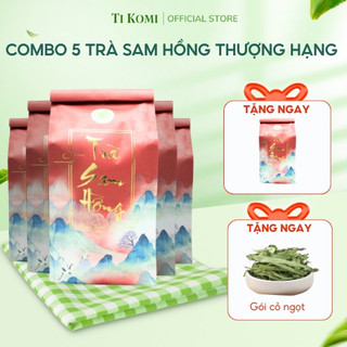  Trà Sam Hồng Thượng Hạng  COMBO 5  Trà Thanh Nhiệt Thanh Lọc Mát Gan An Thần Hỗ Trợ Đau Dạ Dày 
