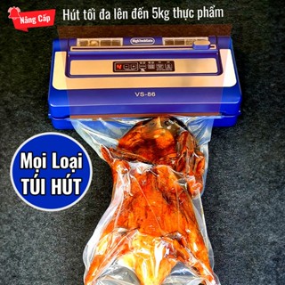 Máy hút chân không thực phẩm không kén túi VS86 dùng mọi loại túi hút, thổi phồng, hàn độc lập